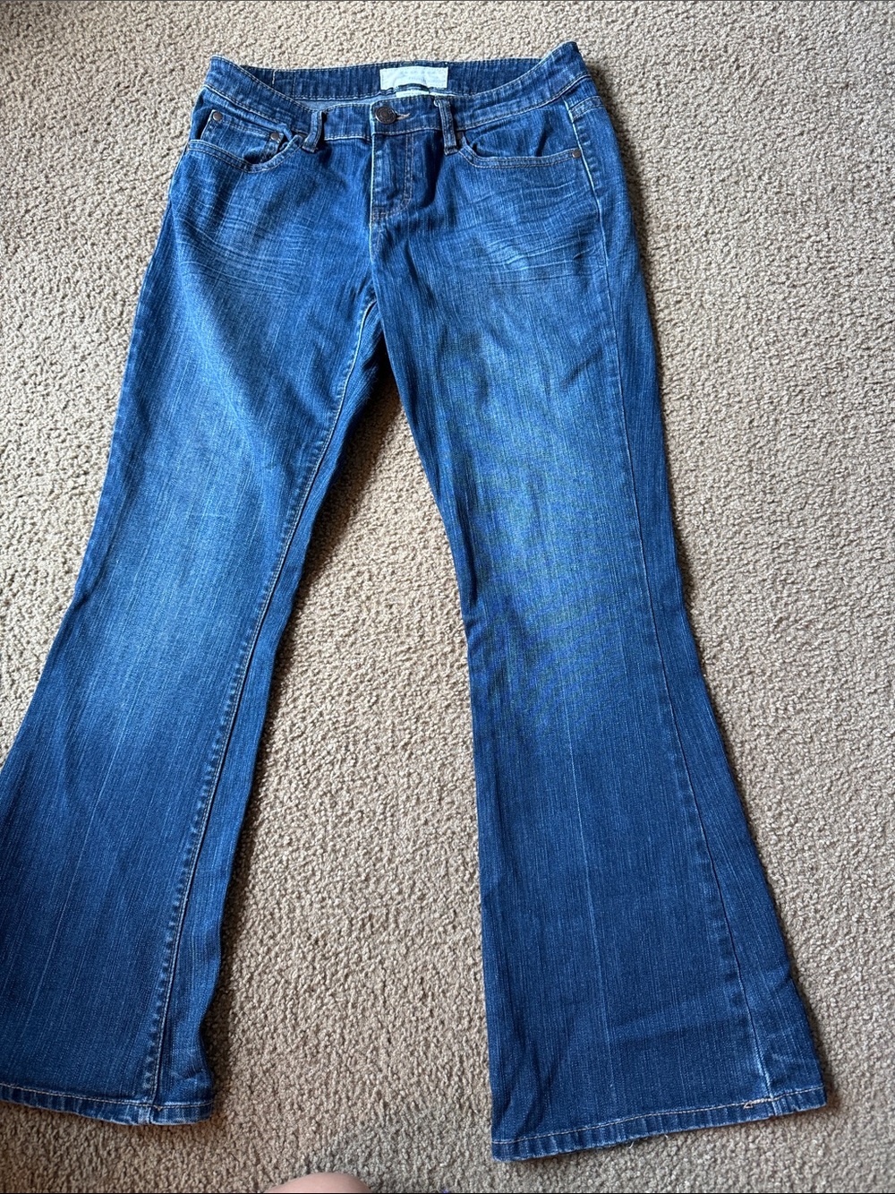 Maurices Blue Flare Jeans - Classic Denim Wide Leg size 5/6